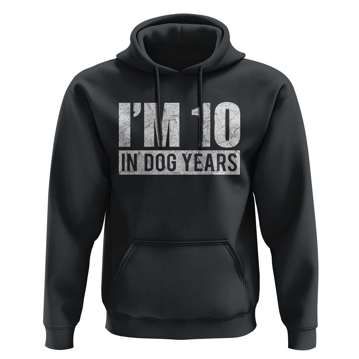 70th Birthday Funny I Am 10 In Dog Years Hoodie 70 Years Old Gifts