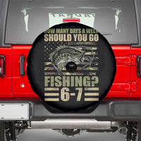 Fishing 67 Meme Spare Tire Cover How Many Days A Week Should You Go Fishing Camo Flag