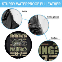 Fishing 67 Meme Spare Tire Cover How Many Days A Week Should You Go Fishing Camo Flag