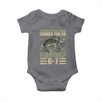 Fishing 67 Meme Baby Onesie How Many Days A Week Should You Go Fishing Camo Flag