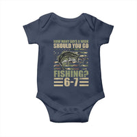 Fishing 67 Meme Baby Onesie How Many Days A Week Should You Go Fishing Camo Flag