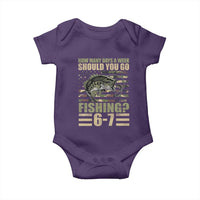 Fishing 67 Meme Baby Onesie How Many Days A Week Should You Go Fishing Camo Flag