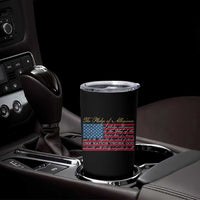 The Pledge of Allegiance Tumbler Cup US Military Veteran Patriotic American Flag