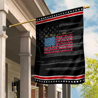 The Pledge of Allegiance Patriotic Garden Flag US Military Veteran Patriotic American Flag