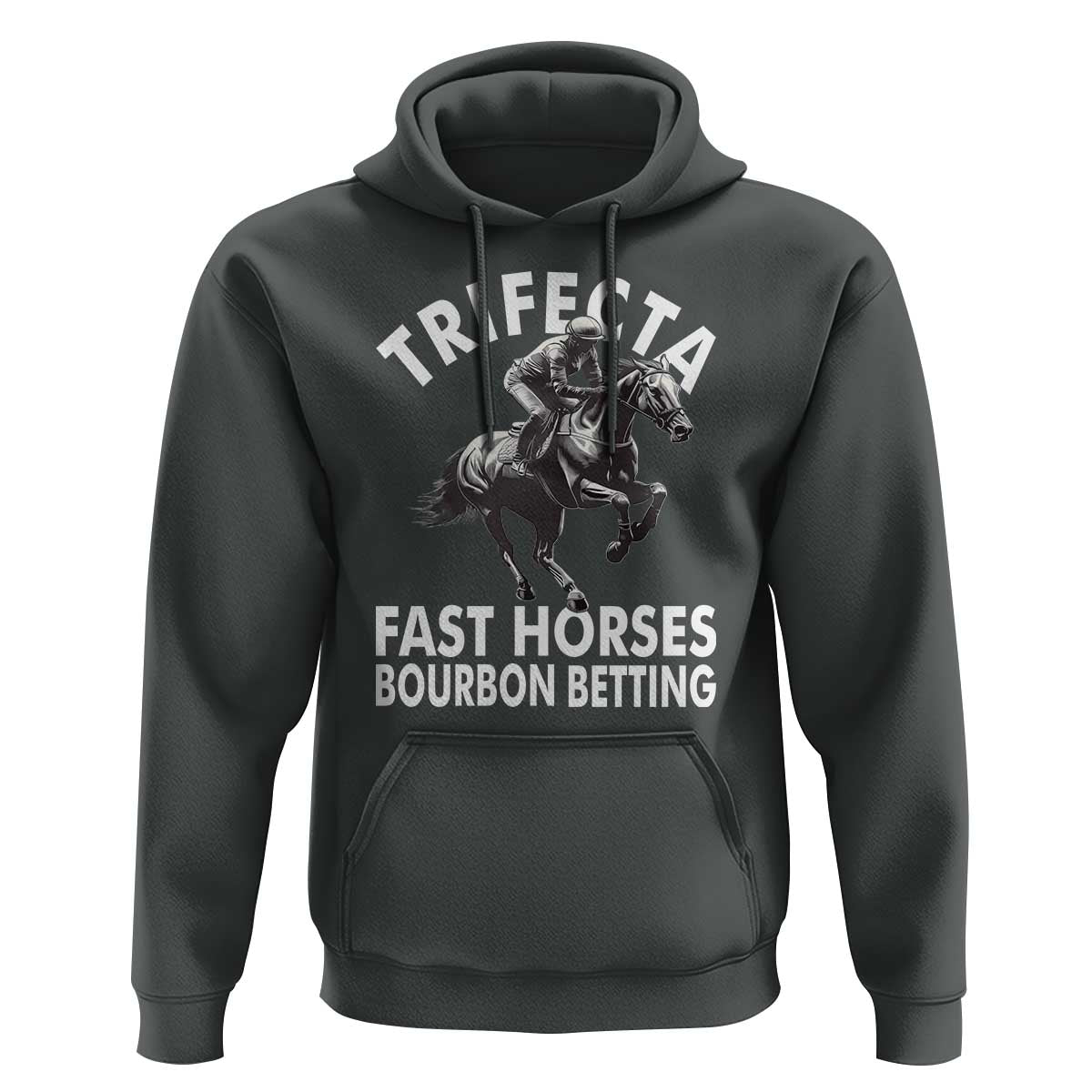 Funny Trifecta Fast Horses Bourbon Betting Hoodie Horse Racing Betting