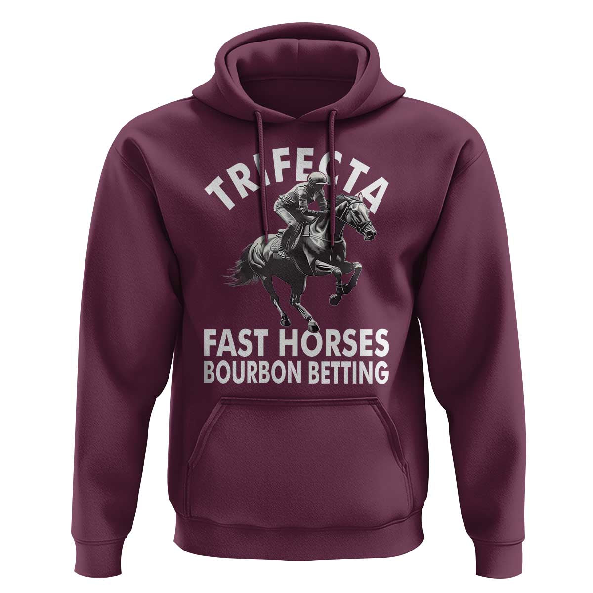 Funny Trifecta Fast Horses Bourbon Betting Hoodie Horse Racing Betting