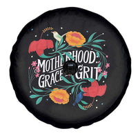 Motherhood Grace And Grit Spare Tire Cover Boho Floral Mother's Day