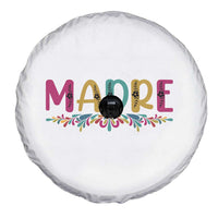 Funny Mexican Spanish Latina Mom Madre Spare Tire Cover Mexican Flowers