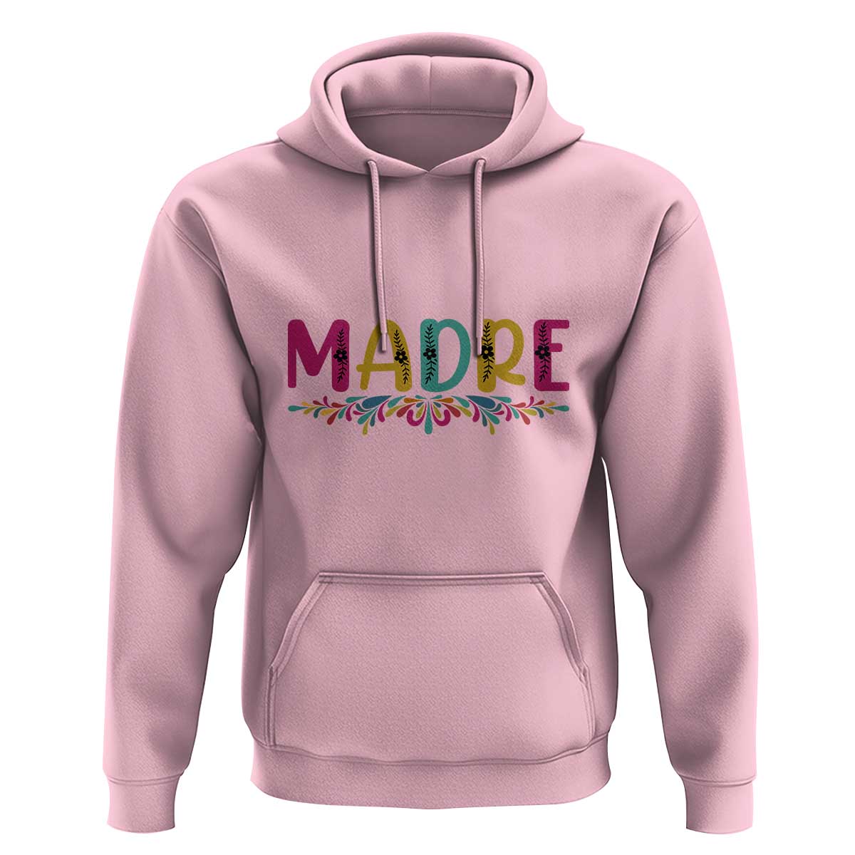 Funny Mexican Spanish Latina Mom Madre Hoodie Mexican Flowers