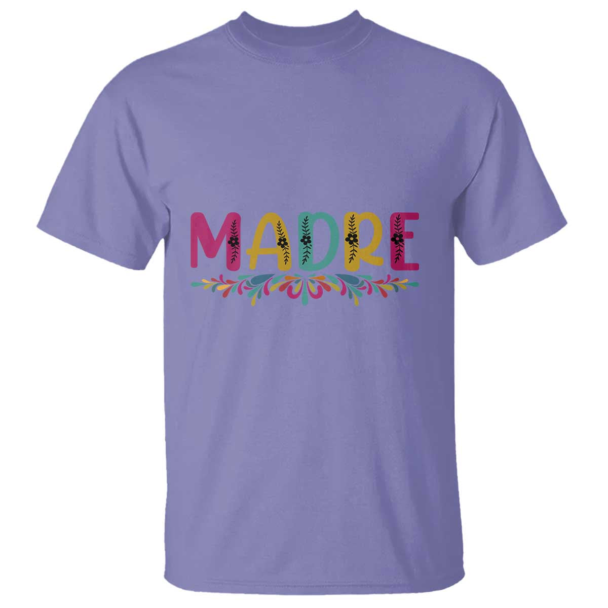 Funny Mexican Spanish Latina Mom Madre T Shirt Mexican Flowers