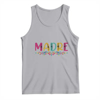 Funny Mexican Spanish Latina Mom Madre Tank Top Mexican Flowers
