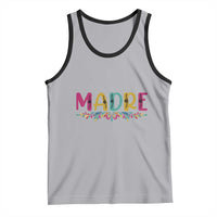 Funny Mexican Spanish Latina Mom Madre Tank Top Mexican Flowers