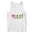 Funny Mexican Spanish Latina Mom Madre Tank Top Mexican Flowers