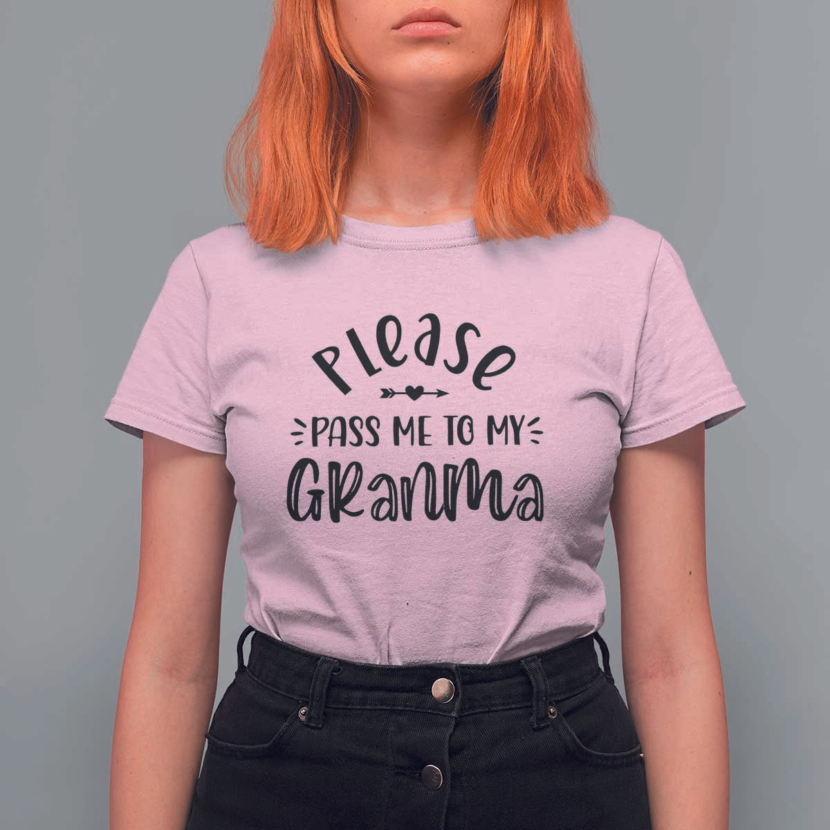 Funny Please Pass Me To My Grandma T Shirt For Women Soon To Be Grandma
