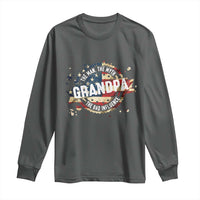 Funny Grandpa The Man The Myth The Bad Influence Long Sleeve Shirt Fathers Day