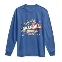 Funny Grandpa The Man The Myth The Bad Influence Long Sleeve Shirt Fathers Day