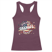 Funny Grandpa The Man The Myth The Bad Influence Racerback Tank Top Fathers Day