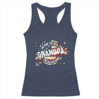 Funny Grandpa The Man The Myth The Bad Influence Racerback Tank Top Fathers Day