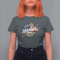 Funny Grandpa The Man The Myth The Bad Influence T Shirt For Women Fathers Day