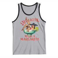 Funny Mamacita Needs A Margarita Tank Top Magarita Cocktail Mexican Pin Up Girl
