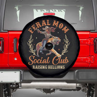 Funny Feral Mom Social Club Raising Hellions Spare Tire Cover Mother's Day