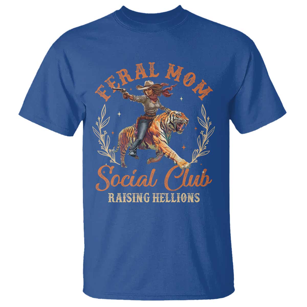 Funny Feral Mom Social Club Raising Hellions T Shirt Mother's Day