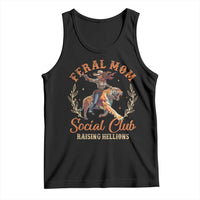 Funny Feral Mom Social Club Raising Hellions Tank Top Mother's Day