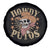 Funny Howdy Putos Spare Tire Cover Western Country Smoking Skull Cowboy