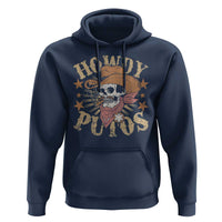 Funny Howdy Putos Hoodie Western Country Smoking Skull Cowboy