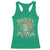Funny Howdy Putos Racerback Tank Top Western Country Smoking Skull Cowboy