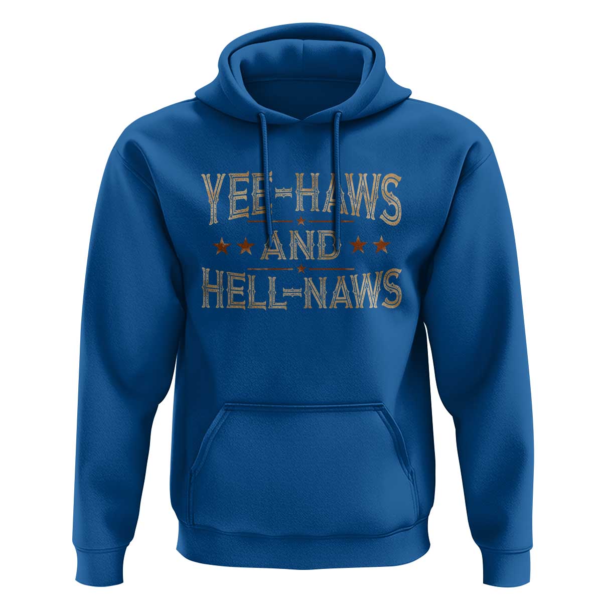 Funny Yee Haws And Hell Naws Hoodie Western Country Cowboy Star