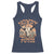 Funny Howdy Putos Racerback Tank Top Bull Skull Country Cowboy Western