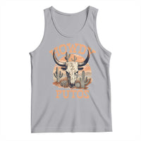 Funny Howdy Putos Tank Top Bull Skull Country Cowboy Western
