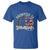 Funny Promoted To Grandfather 2025 T Shirt Newborn Vintage American Flag