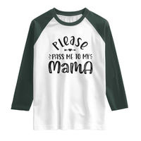 Funny Please Pass Me To My Mama Raglan Shirt Soon To Be Mom