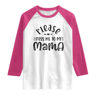 Funny Please Pass Me To My Mama Raglan Shirt Soon To Be Mom