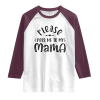 Funny Please Pass Me To My Mama Raglan Shirt Soon To Be Mom