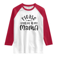 Funny Please Pass Me To My Mama Raglan Shirt Soon To Be Mom