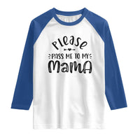 Funny Please Pass Me To My Mama Raglan Shirt Soon To Be Mom