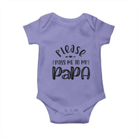 Funny Please Pass Me To My Papa Baby Onesie Soon To Be Dad