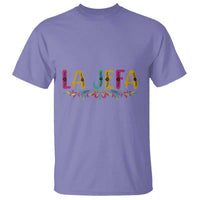 Funny Mexican Spanish La Jefa Boss T Shirt Mexican Flowers