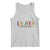 Funny Mexican Spanish La Jefa Boss Tank Top Mexican Flowers