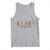 Funny Mexican Spanish La Jefa Boss Tank Top Mexican Flowers