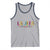 Funny Mexican Spanish La Jefa Boss Tank Top Mexican Flowers