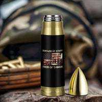 Knower Of Stuff Fixer Of Things Bullet Tumbler Funny Handyman Fathers Day American Flag