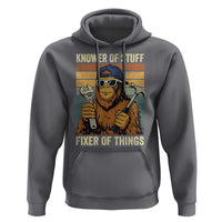 Knower Of Stuff Fixer Of Things Hoodie Mechanic Bigfoot Dad