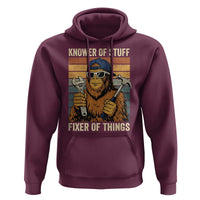 Knower Of Stuff Fixer Of Things Hoodie Mechanic Bigfoot Dad