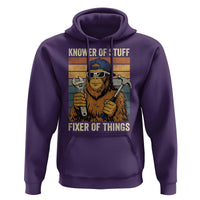 Knower Of Stuff Fixer Of Things Hoodie Mechanic Bigfoot Dad