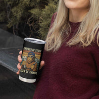 Knower Of Stuff Fixer Of Things Tumbler Cup Mechanic Bigfoot Dad