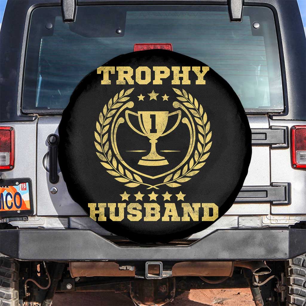 Trophy Husband Spare Tire Cover Funny Hubby Groom Humor Marriage Anniversary